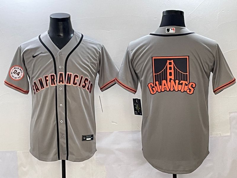 Men 2025 San Francisco Giants Blank Grey Game Nike MLB Jersey style 6->san francisco giants->MLB Jersey